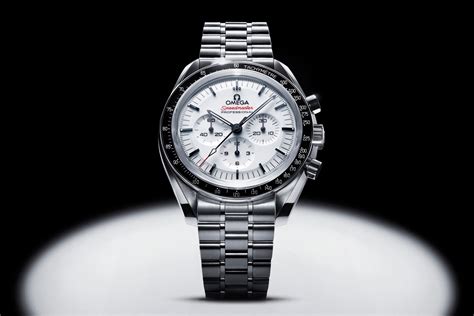 omega speedmaster pro white dial|omega white dial release date.